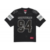 Supreme Sequin Football Jersey Black