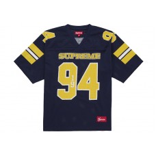 Supreme Sequin Football Jersey Navy