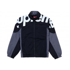Supreme Shoulder Logo Track Jacket Black