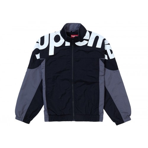 Supreme Shoulder Logo Track Jacket Black
