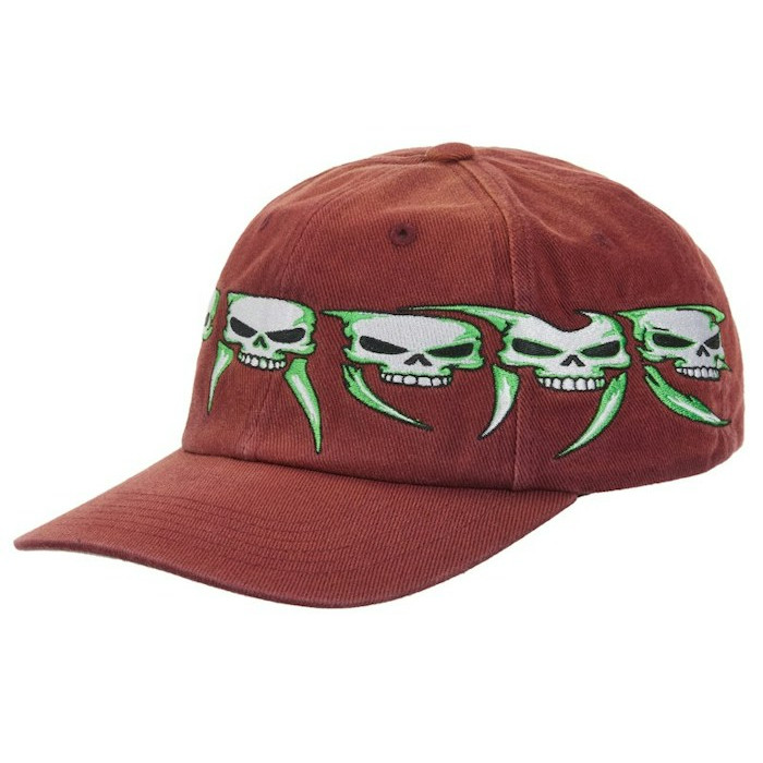 Кепка Supreme Skulls Spellout 6-Panel Red Кепка Supreme Skulls Spellout 6-Panel Red