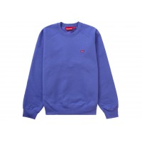 Supreme Small Box Raglan Crewneck Violet