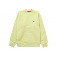 Supreme Small Box Raglan Crewneck Pale Lime