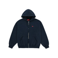 Supreme Small Box Zip Up Hooded Sweatshirt (FW26) Navy