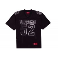 Supreme Spiderweb Football Jersey Black