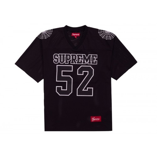 Оригинальный шмот Supreme Spiderweb Football Jersey Black