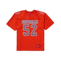 Supreme Spiderweb Football Jersey Orange