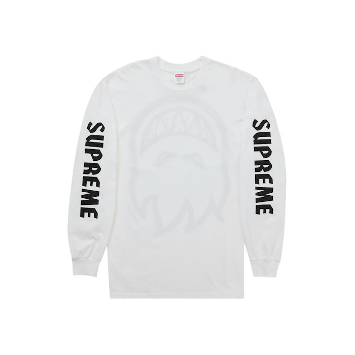 Лонгслив Supreme Spitfire Bighead L/S Tee White Лонгслив Supreme Spitfire Bighead L/S Tee White
