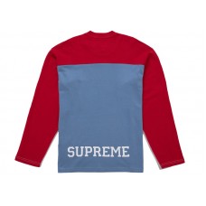 Supreme Split L/S Football Top Grey