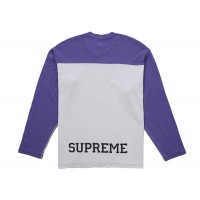 Supreme Split L/S Football Top Black