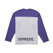 Supreme Split L/S Football Top Black