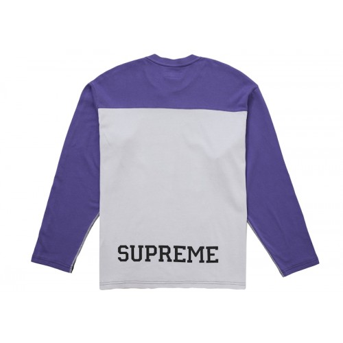 Supreme Split L/S Football Top Black