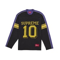 Supreme Split L/S Football Top Black