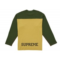Supreme Split L/S Football Top Orange