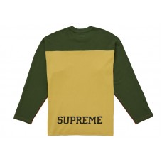 Supreme Split L/S Football Top Orange