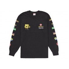 Supreme SpongeBob/Castelli Racing L/S Tee Black