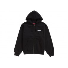 Supreme Spread Zip Up Hooded Sweatshirt Black