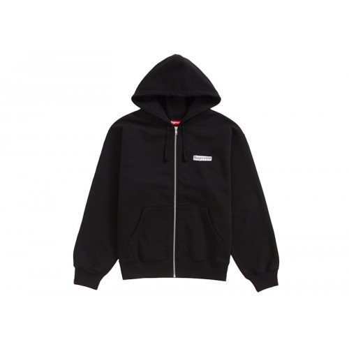 Оригинальный шмот Supreme Spread Zip Up Hooded Sweatshirt Black