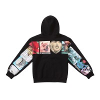 Supreme Spread Zip Up Hooded Sweatshirt Black