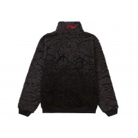 Supreme Spyder Web Polar Fleece Jacket Black