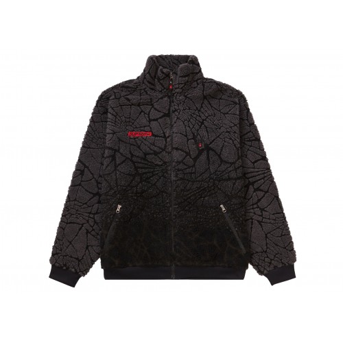 Оригинальный шмот Supreme Spyder Web Polar Fleece Jacket Black - 70см
