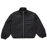 Supreme Stand Collar Lined Nylon Jacket Black
