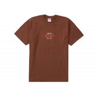 Supreme Standard Tee Brown