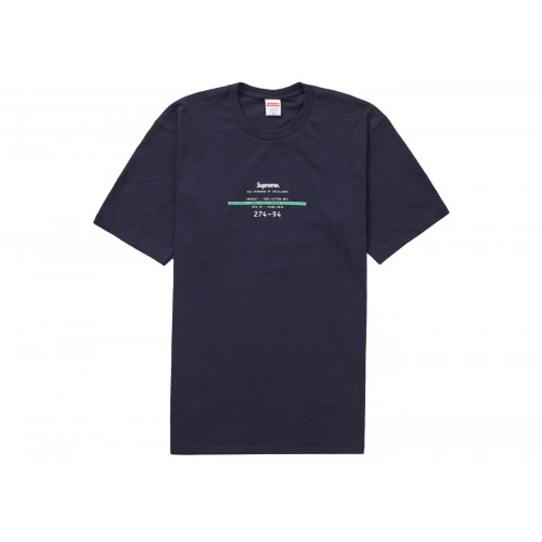 Оригинальный шмот Supreme Standard Tee Navy