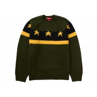 Supreme Stars Sweater Green