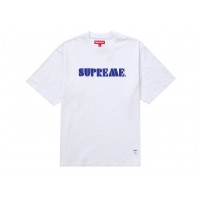 Supreme Stencil Embroidered S/S Top White