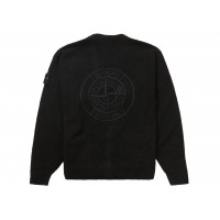 Supreme Stone Island Bouclé Cardigan Black