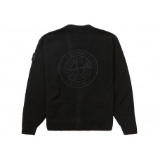 Supreme Stone Island Bouclé Cardigan Black