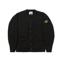 Supreme Stone Island Bouclé Cardigan Black