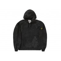 Supreme Stone Island Hooded Sweatshirt (FW23) Black
