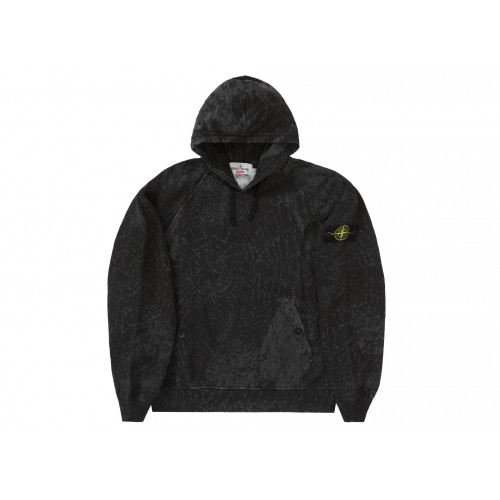 Оригинальный шмот Supreme Stone Island Hooded Sweatshirt (FW23) Black