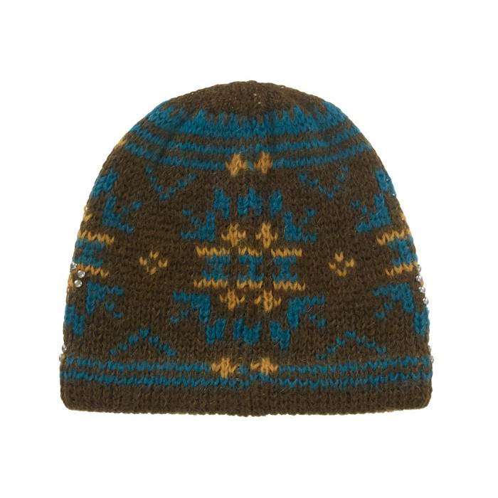 Шапка Supreme Studded Fair Isle Beanie Olive Шапка Supreme Studded Fair Isle Beanie Olive
