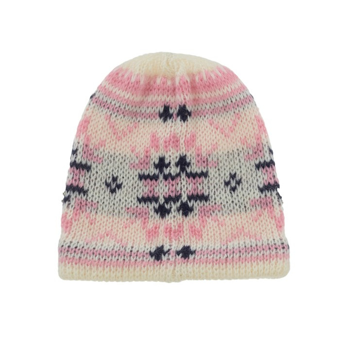 Шапка Supreme Studded Fair Isle Beanie White Шапка Supreme Studded Fair Isle Beanie White