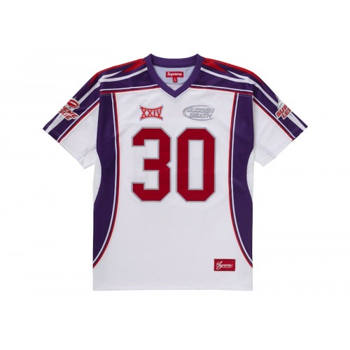Оригинальный шмот Supreme Sudden Death Football Jersey White