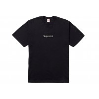 Supreme Swarovski Box Logo Tee Black