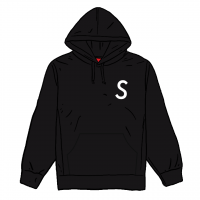 Supreme Swarovski S Logo Hooded Sweatshirt Black