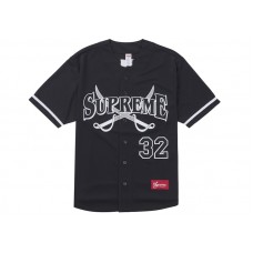 Supreme Swords Baseball Jersey Black