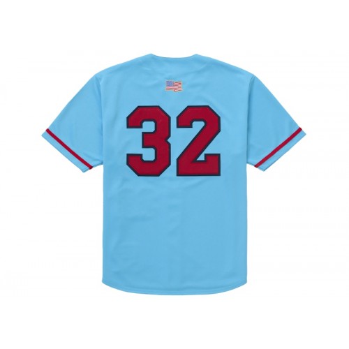 Supreme Swords Baseball Jersey Blue