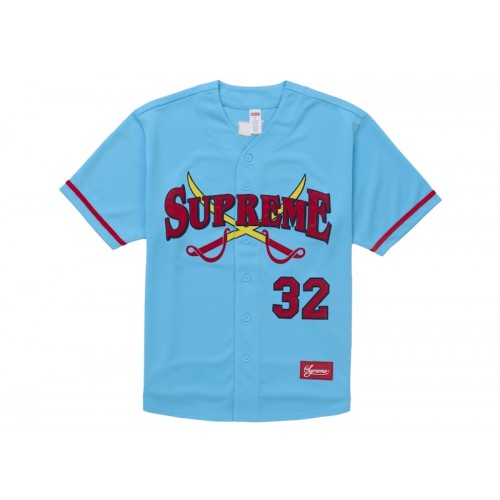 Supreme Swords Baseball Jersey Blue