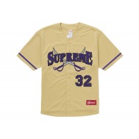 Supreme Swords Baseball Jersey Gold