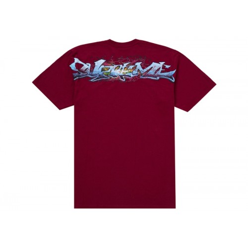 Supreme Tag Tee Cardinal