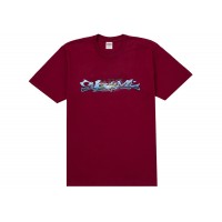 Supreme Tag Tee Cardinal