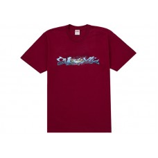 Supreme Tag Tee Cardinal