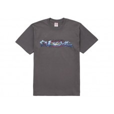 Supreme Tag Tee Charcoal