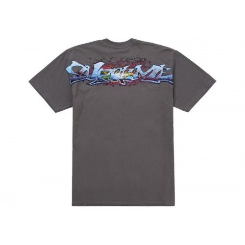 Supreme Tag Tee Charcoal
