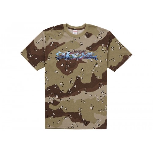 Supreme Tag Tee Chocolate Chip Camo